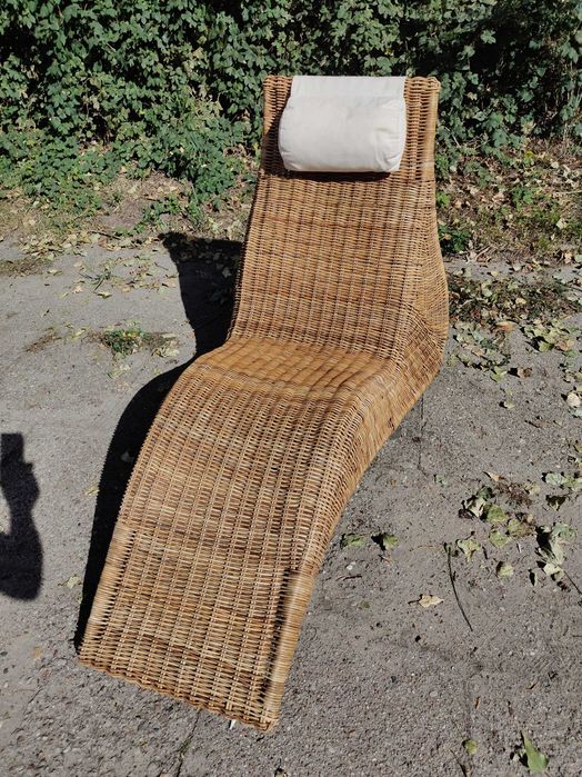 Leżanka IKEA  Rattanowa/wiklinowa