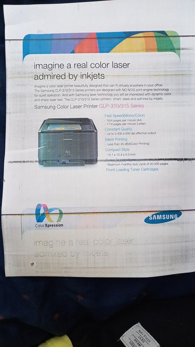 Drukarka laserowa Samsung clp310