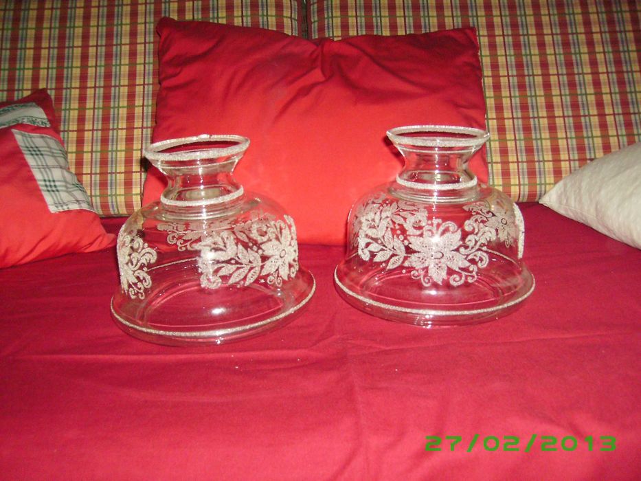 Abatjours, apliques, lanterna, peças latão