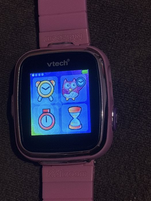 Relógio rosa Kidizoom da vtech