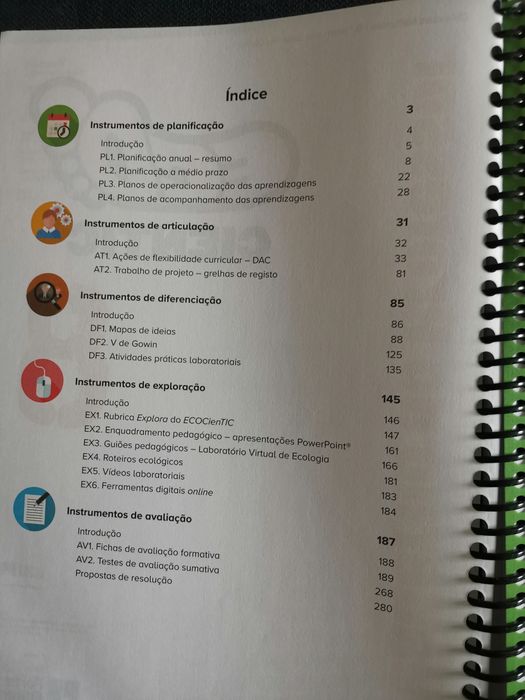 Caderno de apoio ao estudo com testes  Ciências 8 ano - Geo cientic