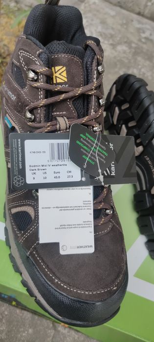 Ботинки трекинговые мужскиеKARRIMOR BODMIN MID 4 WEATHERTITE два цвета