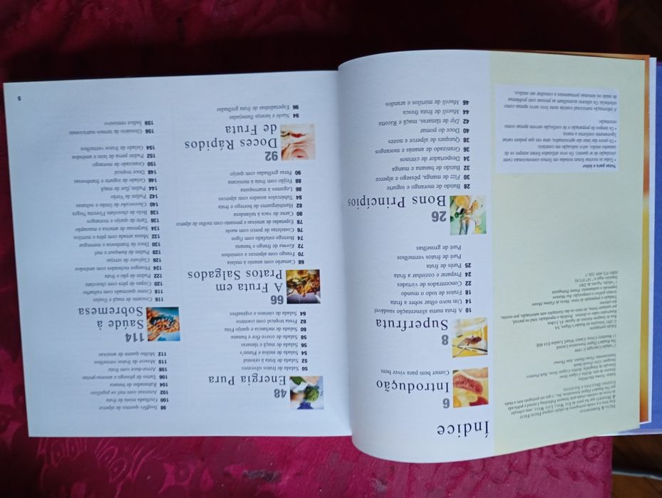 Fruta&Sobremesas-Cozinha deliciosamente saudavel -1 edição Portuguesa - Seleções Readers Digest-capa dura - 10E- Sapatos tacoes 5E Desde 5E