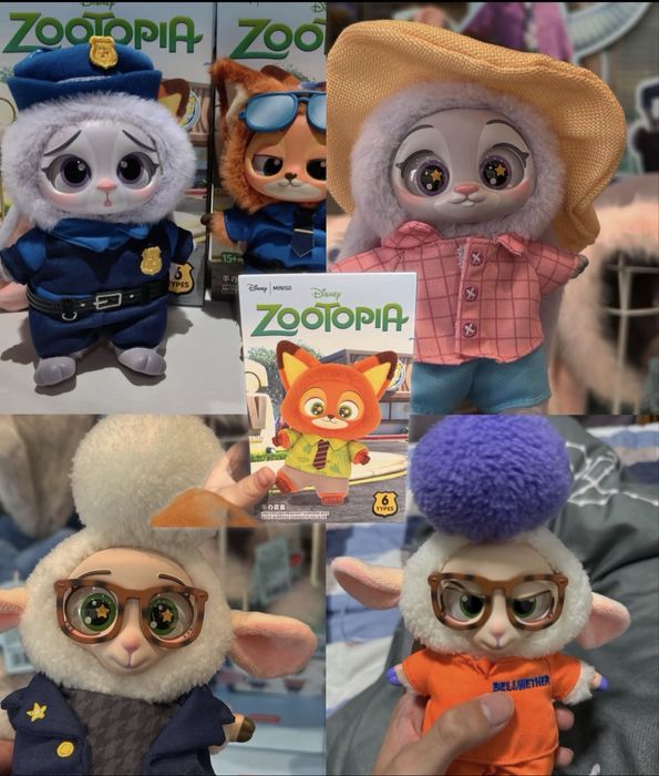 ‼️Зоотрополіс‼️Зверополис Мʼяка іграшка-брелок ZOOTOPIA Лисичка,зайчик