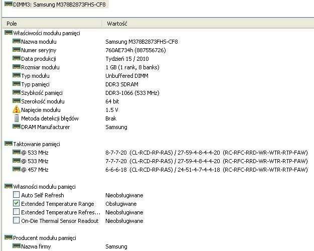 Pamięć RAM DDR3 DDR4 Micron Kingston