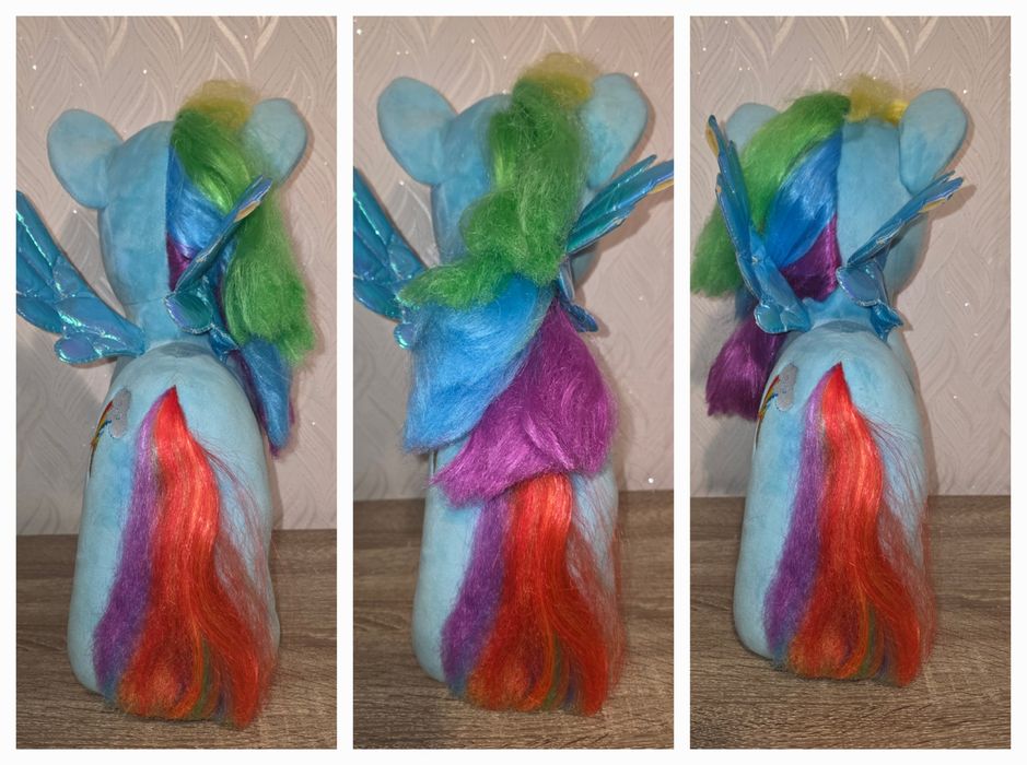 Плюшева поні Рейнбоу Деш My little pony TY м'яка іграшка