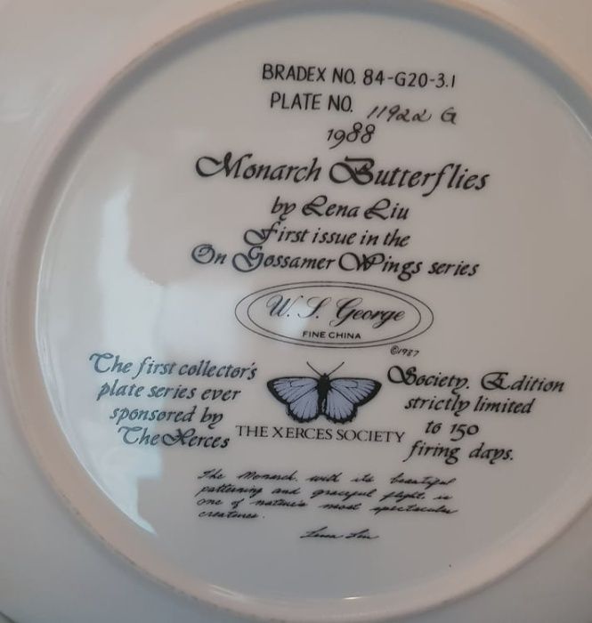 Conjunto 3 pratos Porcelana fina coleção Lena Liu