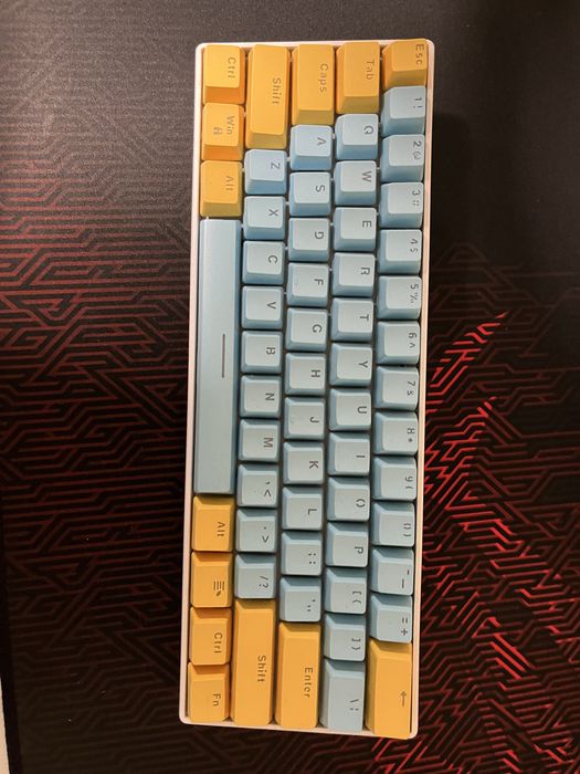 Klawiatura gamingowa 60% White Shark Shinobi