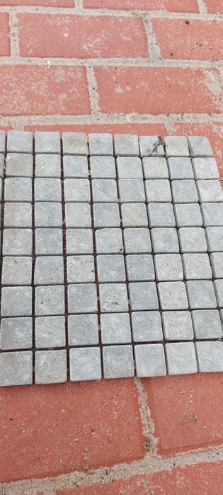 Mozaika kamienna dekory  30x30 marmur naturalny  lawa wulkaniczna