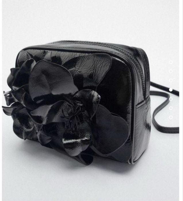 Шкіряна сумка  ZARA кросбді Зара маленька сумка зара кожаная сумка