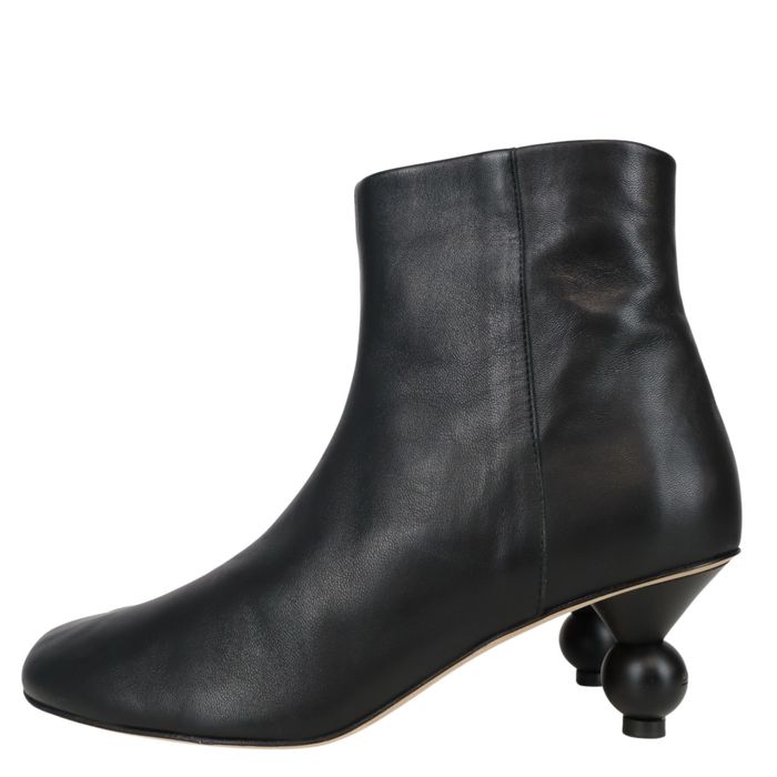 Damskie botki Max Mara, rozmiar 41, czarna skóra SCH5377