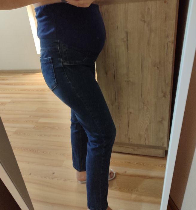 Джинсы для беременных 50 размер  (фирма big lesson)