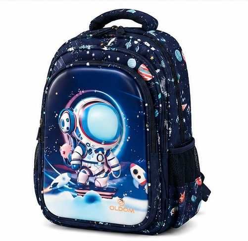 Plecak granatowy z astronautą
