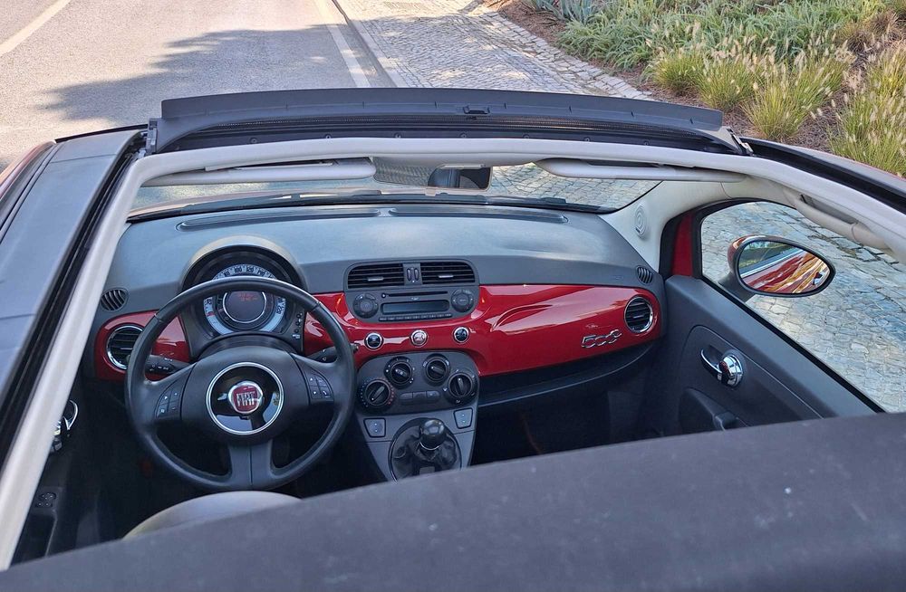 Fiat 500c Cabrio Sport  1.2cc 69cv OCASIÃO!