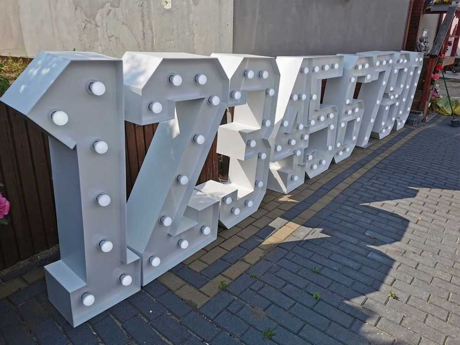 Cyfry Podświetlane świecące