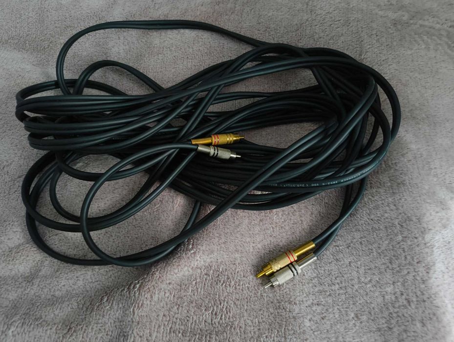 kabel instrumentalny audio 2x RCA 10m