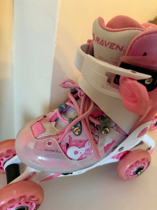 Rolko-wrotki 3w1 rozmiar 26-29 XS Raven