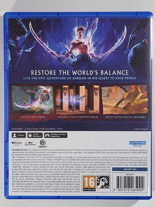 Prince of Persia The Lost Crown / Gra PS5 / Napisy PL / Sklep z grami