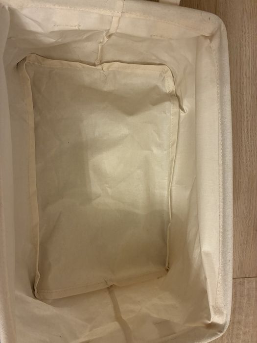 Kosz do przechowywania naturalna biel świetny stan