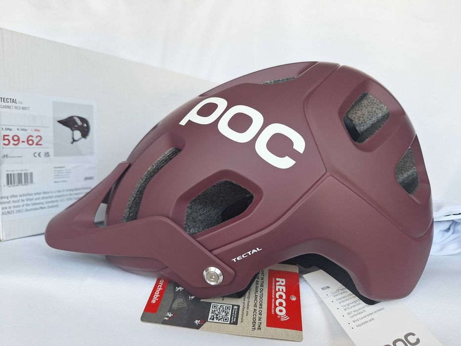 Kask rowerowy Poc Tectal Garnet Red Matt L 59-62cm