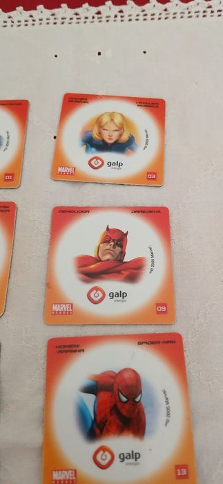 Cromos Holográficos  - Heróis da Marvel