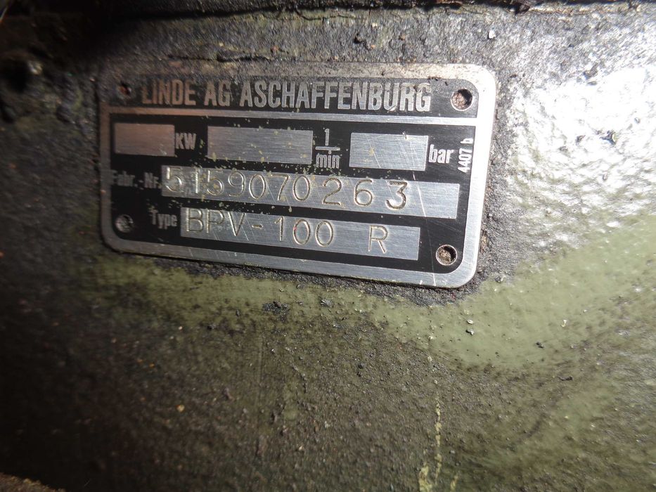 Pompa hydrauliczna LINDE BPV-100R