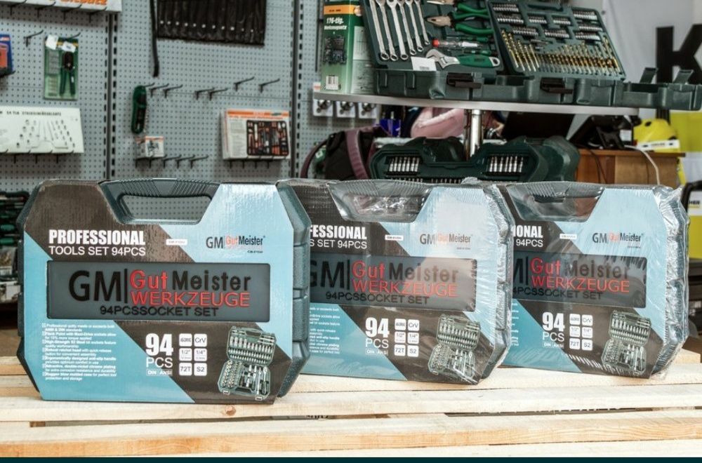 Набор инструментов Gut Meister 94 шт набір інструментів ключи Германия