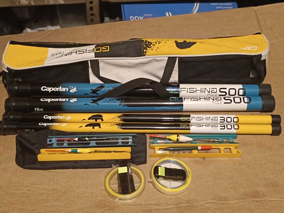Conjunto de pesca da Caperlan Go Fishing Family