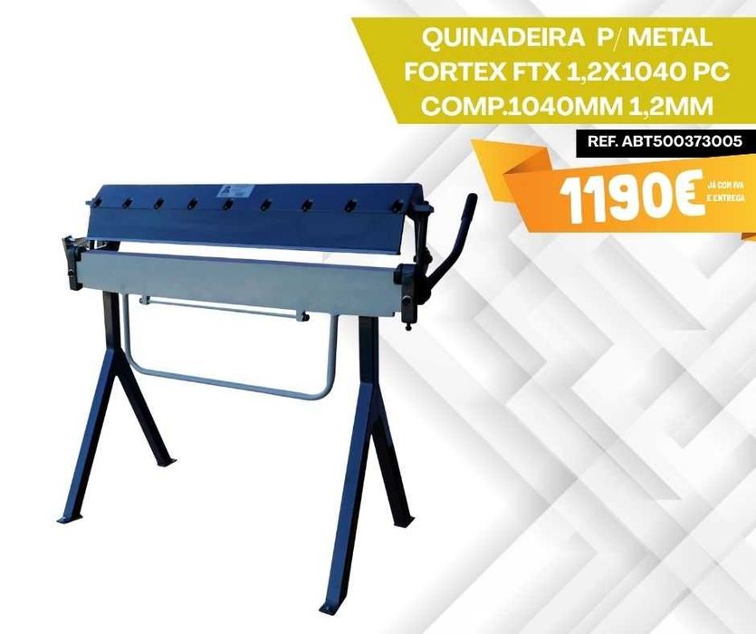 Quinadeira  p/ Metal FORTEX FTX 1,2x1040 PC Comp.1040mm 1,2mm JL20