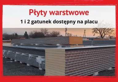 OD RĘKI - płyta WARSTWOWA dachowe i ścienne- 1 gat i 2 gat - od reki