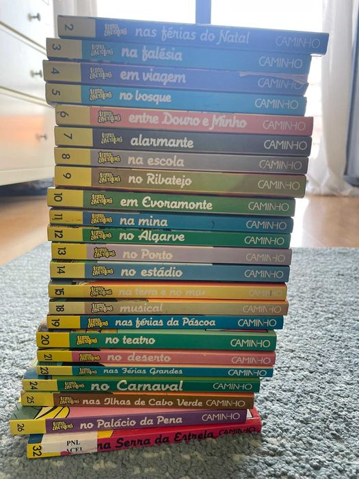 Coleção de livros Uma Aventura- Edições dos anos '90