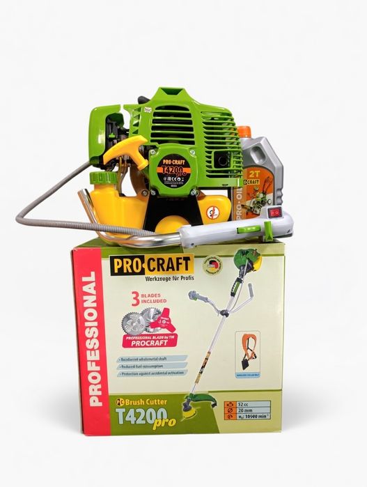 Коса бензинова Procraft T4200 PRO.+ 1л.2т мастила.