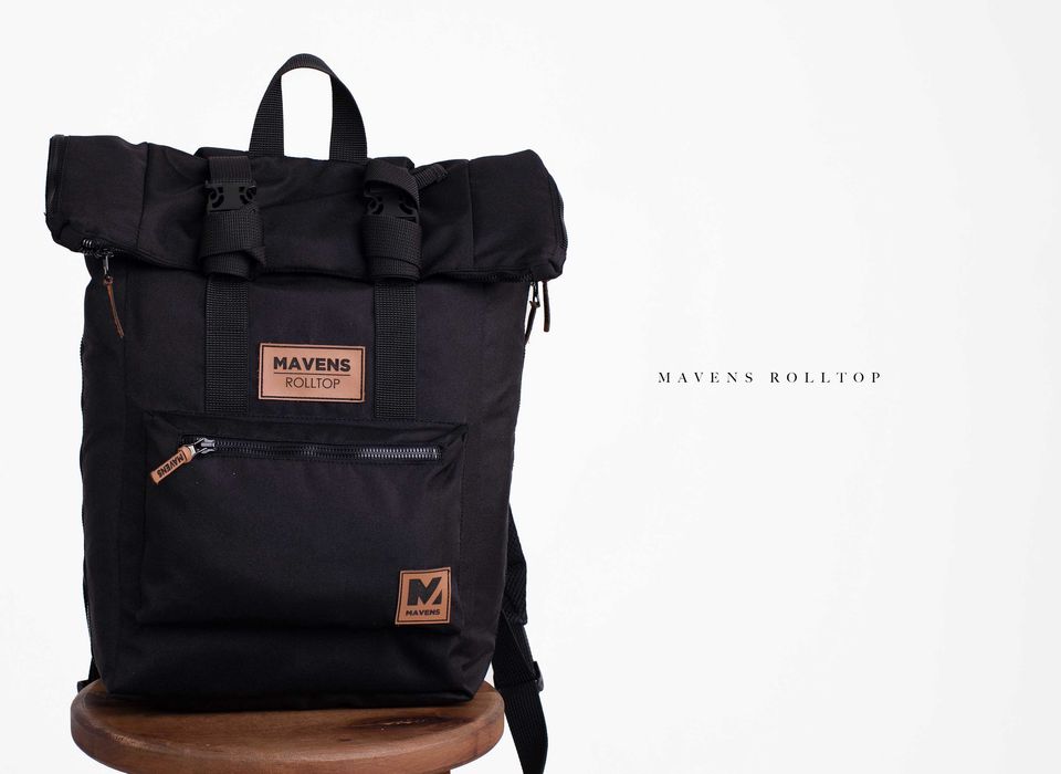 Mochilinha Mavens Rolltop para bagagem de mão,Ryanair Wizzair 40x20x25