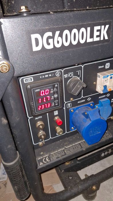 Продам генератор дизельний ITCPower DG6000LE/5,5 кВт