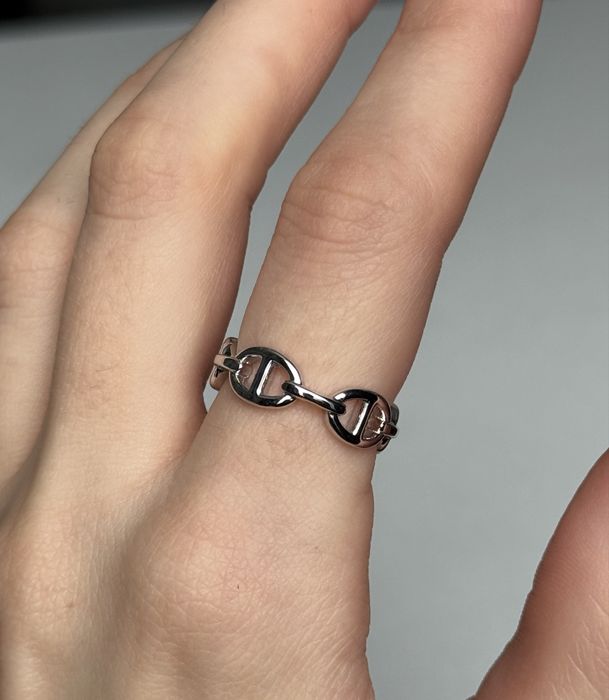 Каблучка срібна у стилі Hermes Farandole эрмес фарандоль кольцо кільце