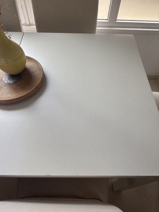 Mesa branca extensivel