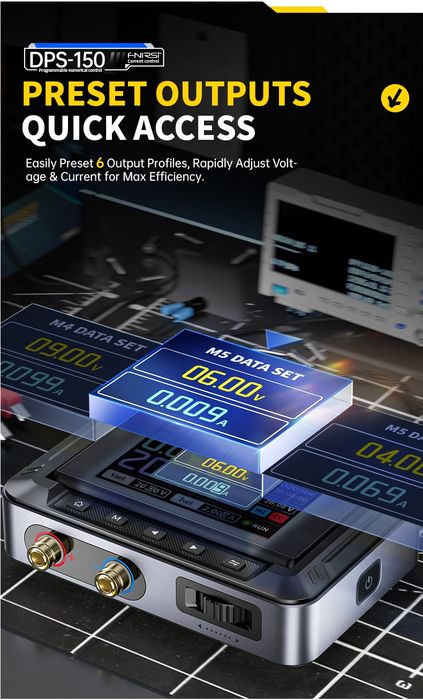 Новые Fnirsi DPS-150 лабораторный блок  питания