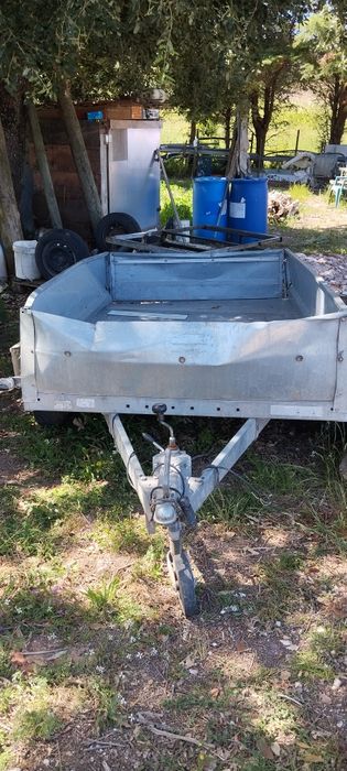 Atrelado dois eixos com suspensão chapa de fabricante