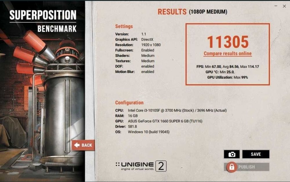Відеокарта: Asus GeForce GTX 1660 Super Phoenix 6G OC 6GB GDR6
