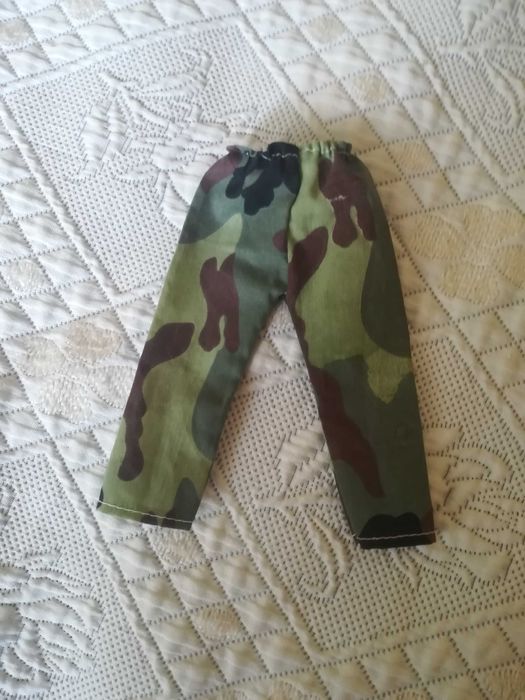 Calças Militares para Boneco