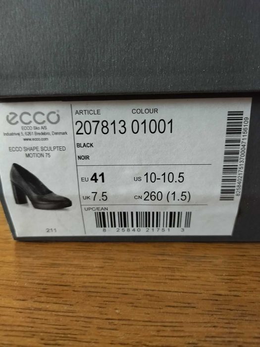 Ecco buty nowe skórzane