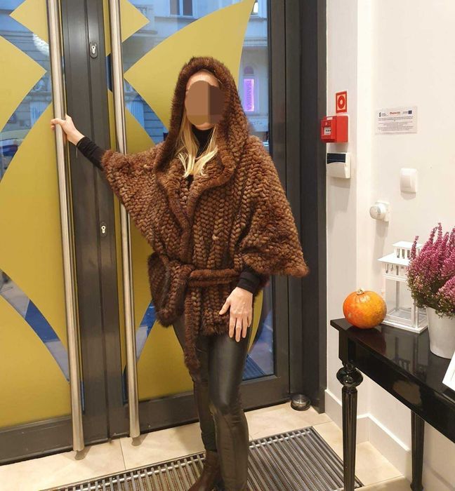 sprzedam nowe  futro z ogonek norki