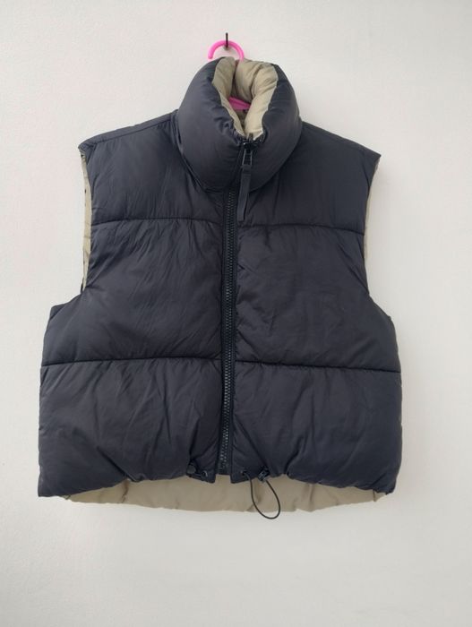 Kamizelka puchowa Zara S dwustronna