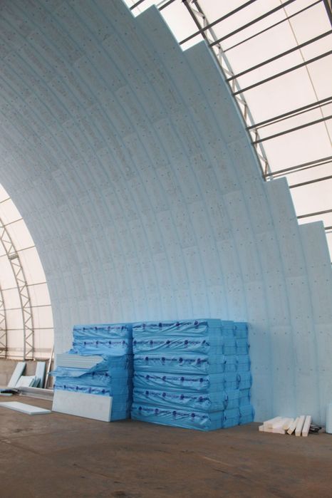 Ocieplenie do Hal Tunelowych Łukowych Namiotowych Styrodur XPS AGRO