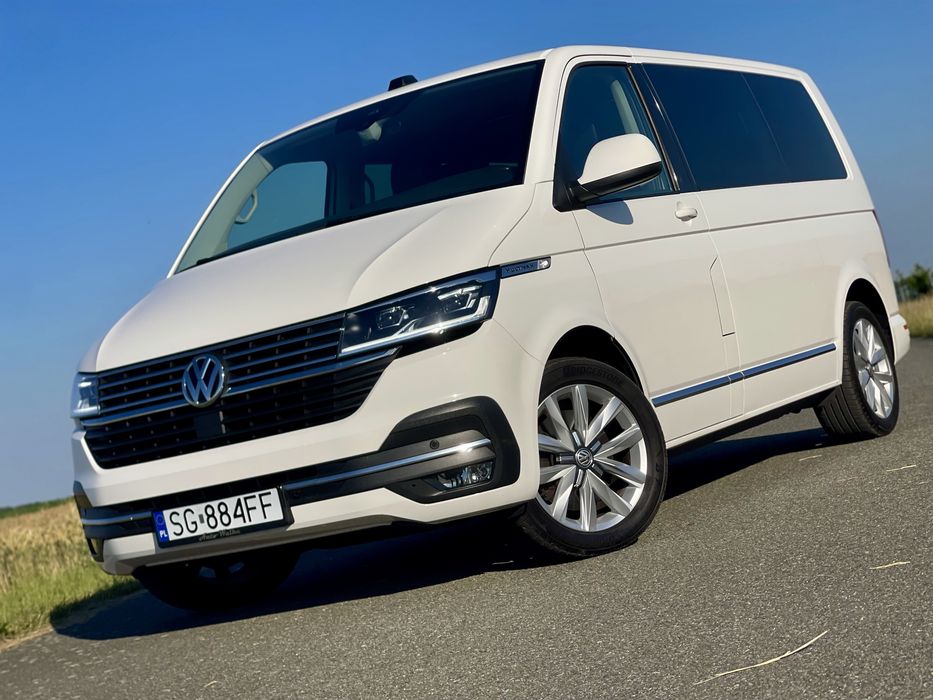 VW Multivan Highline T6.1 - IDEALNY - DSG 18” el. Klapa i drzwi, DCC, tempomat aktywny, car-play (california)