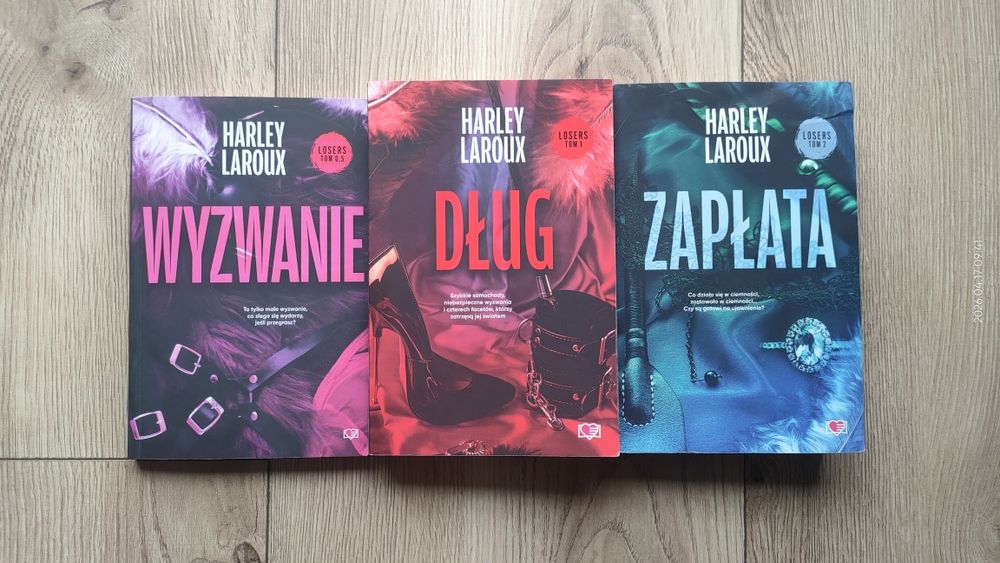 Seria losers Harley Laroux/ Trylogia loosers / Wyzwanie / Dług / Zapłata