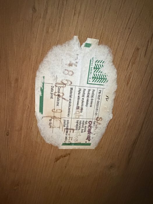Dębowy drewniany rozkladany stolik kawowy