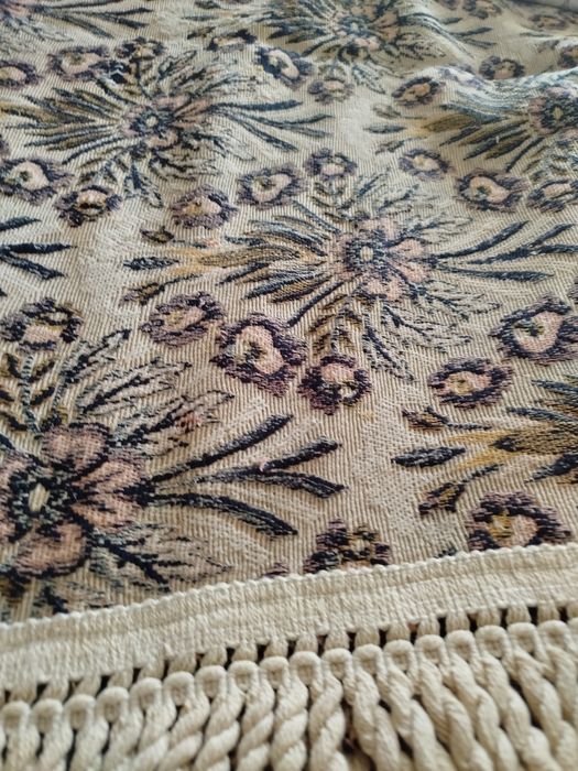 Três colchas cama em algodão vintage
