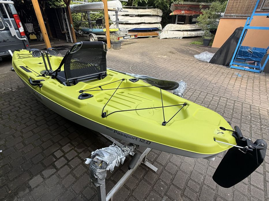 Nowy kajak hobie passport 12.0 z napęd mirage drive płetwy ryby, FV GW