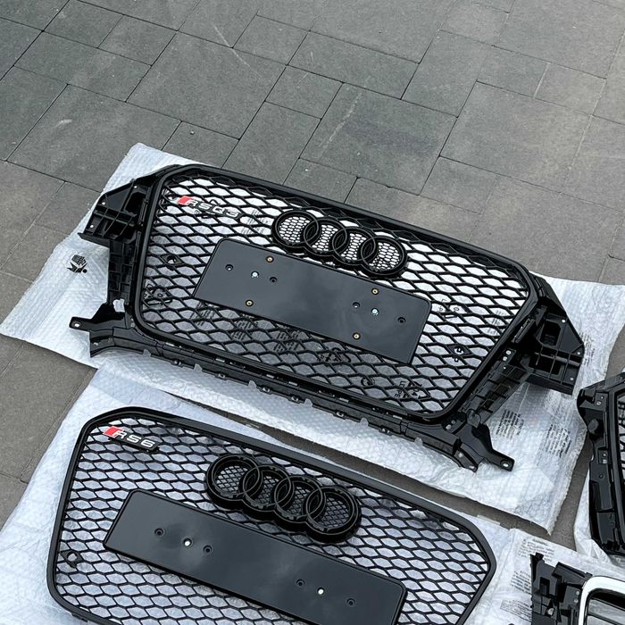 Решетка радиатора ауди Audi черная серая a1a3a4a5a6a7a8q7s6rs4sq5q5q3